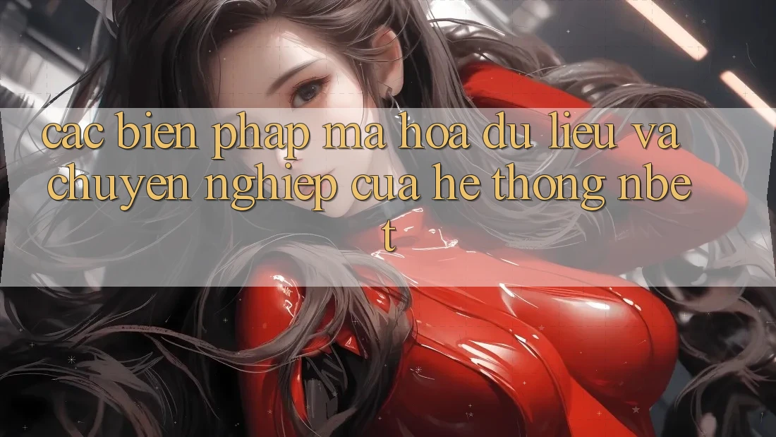 Các Biện Pháp Mã hóa dữ liệu Và Chuyên nghiệp Của Hệ thống NBET