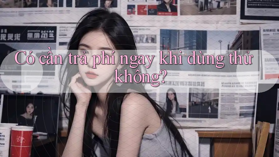 Có cần trả phí ngay khi dùng thử không?