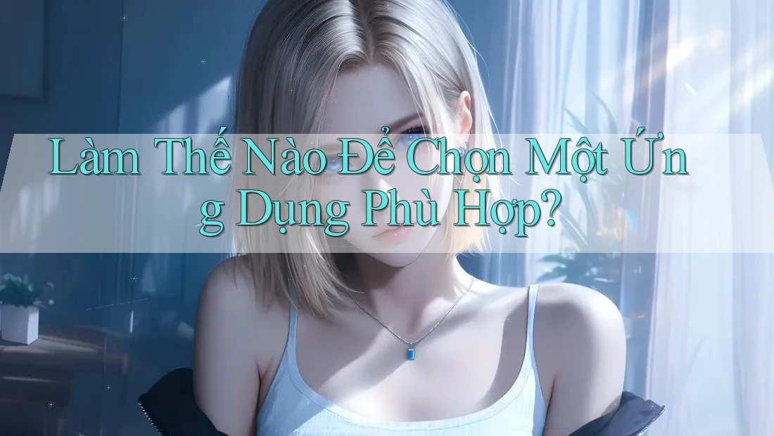 Làm Thế Nào Để Chọn Một Ứng Dụng Phù Hợp?