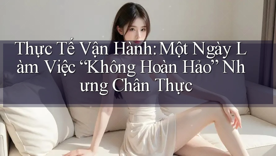 Thực Tế Vận Hành: Một Ngày Làm Việc “Không Hoàn Hảo” Nhưng Chân Thực