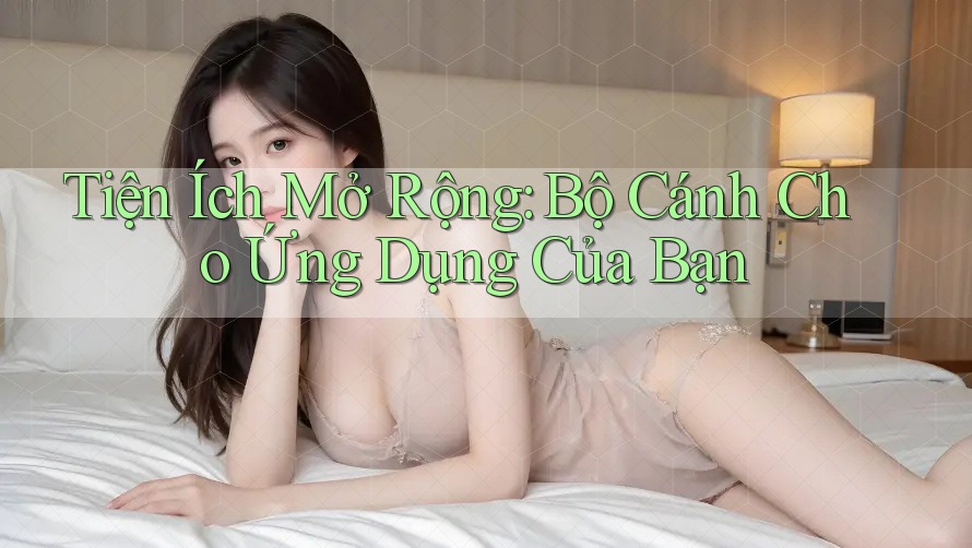 Tiện Ích Mở Rộng: Bộ Cánh Cho Ứng Dụng Của Bạn Tiện Ích Mở Rộng: Bộ Cánh Cho Ứng Dụng Của Bạn