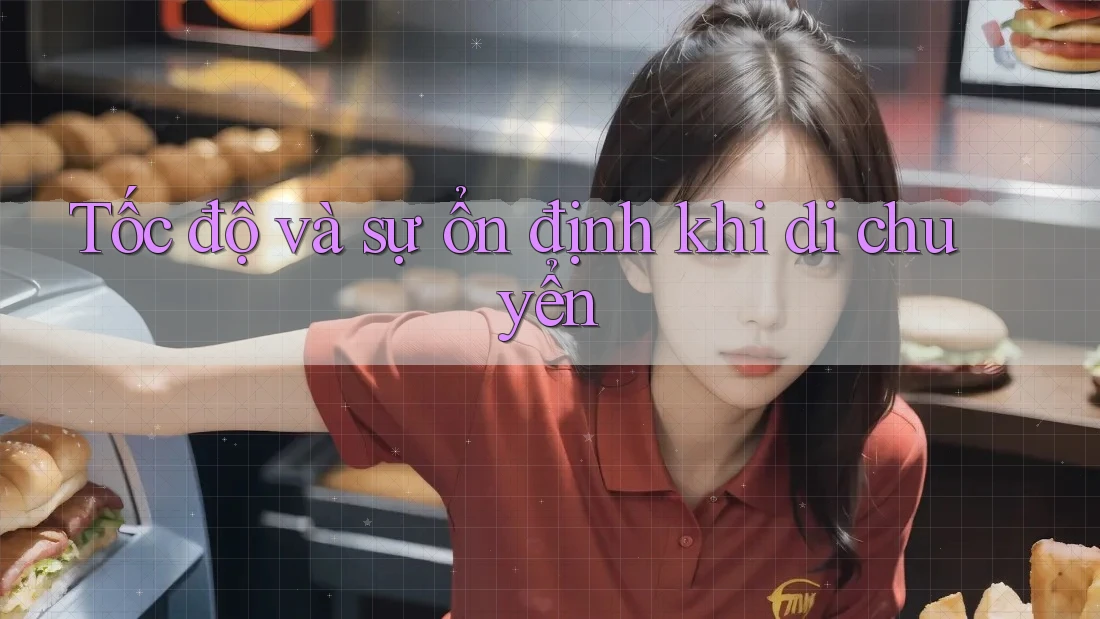 Tốc độ và sự ổn định khi di chuyển