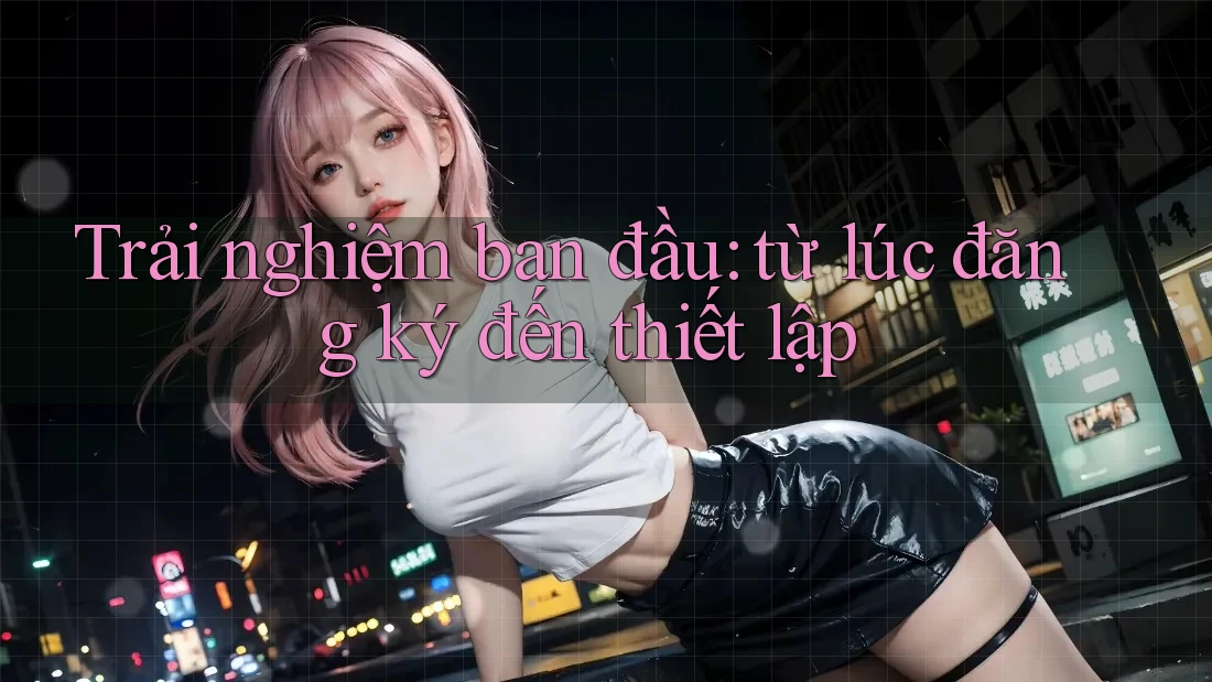 Trải nghiệm ban đầu: từ lúc đăng ký đến thiết lập