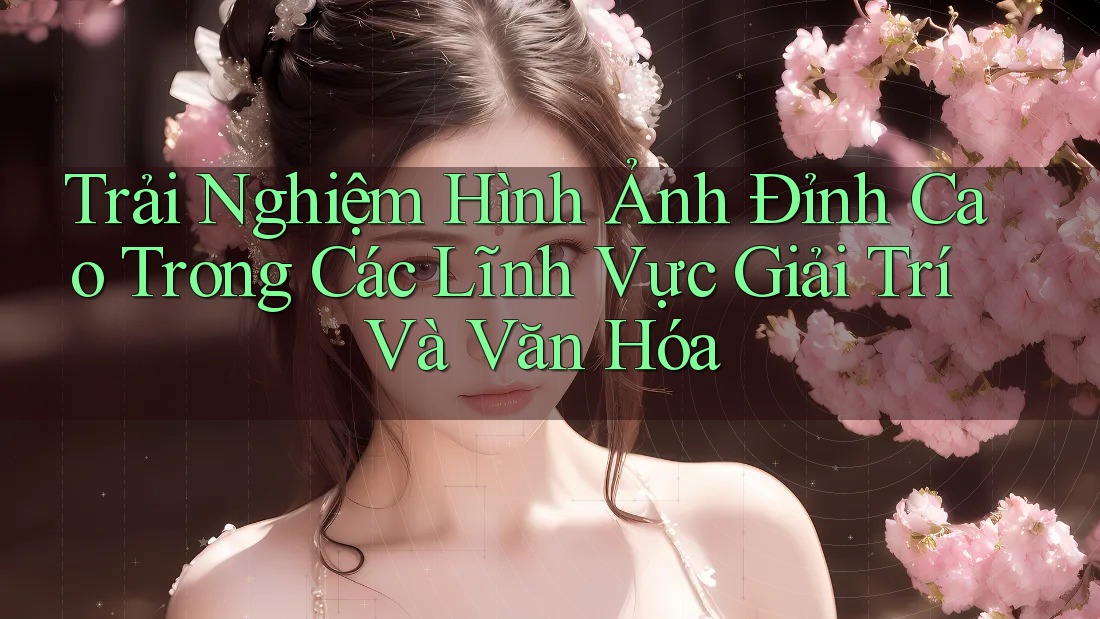 Trải Nghiệm Hình Ảnh Đỉnh Cao Trong Các Lĩnh Vực Giải Trí Và Văn Hóa