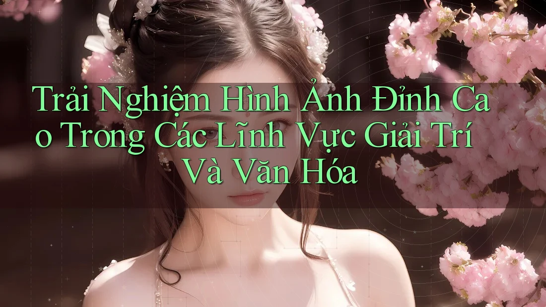 Trải Nghiệm Hình Ảnh Đỉnh Cao Trong Các Lĩnh Vực Giải Trí Và Văn Hóa Trải Nghiệm Hình Ảnh Đỉnh Cao Trong Các Lĩnh Vực Giải Trí Và Văn Hóa